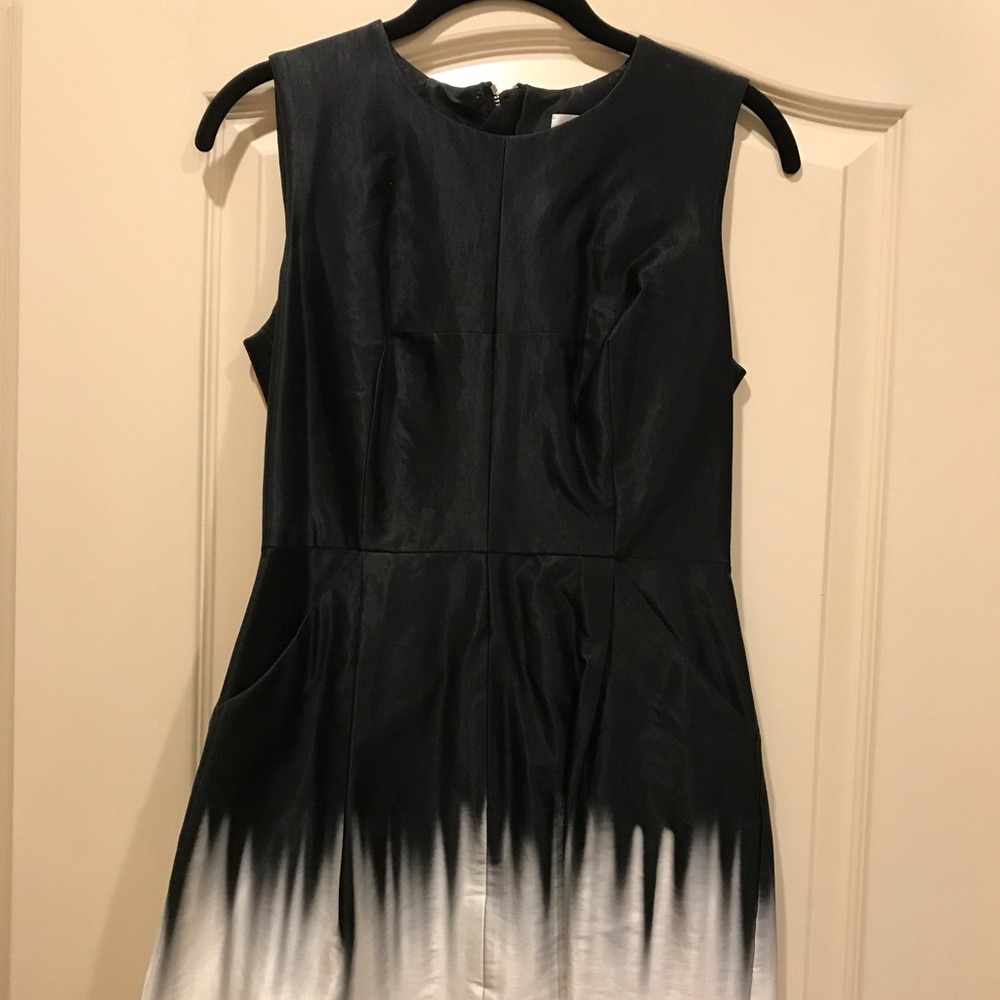 Milly Black and White Ombré Dress Size 4